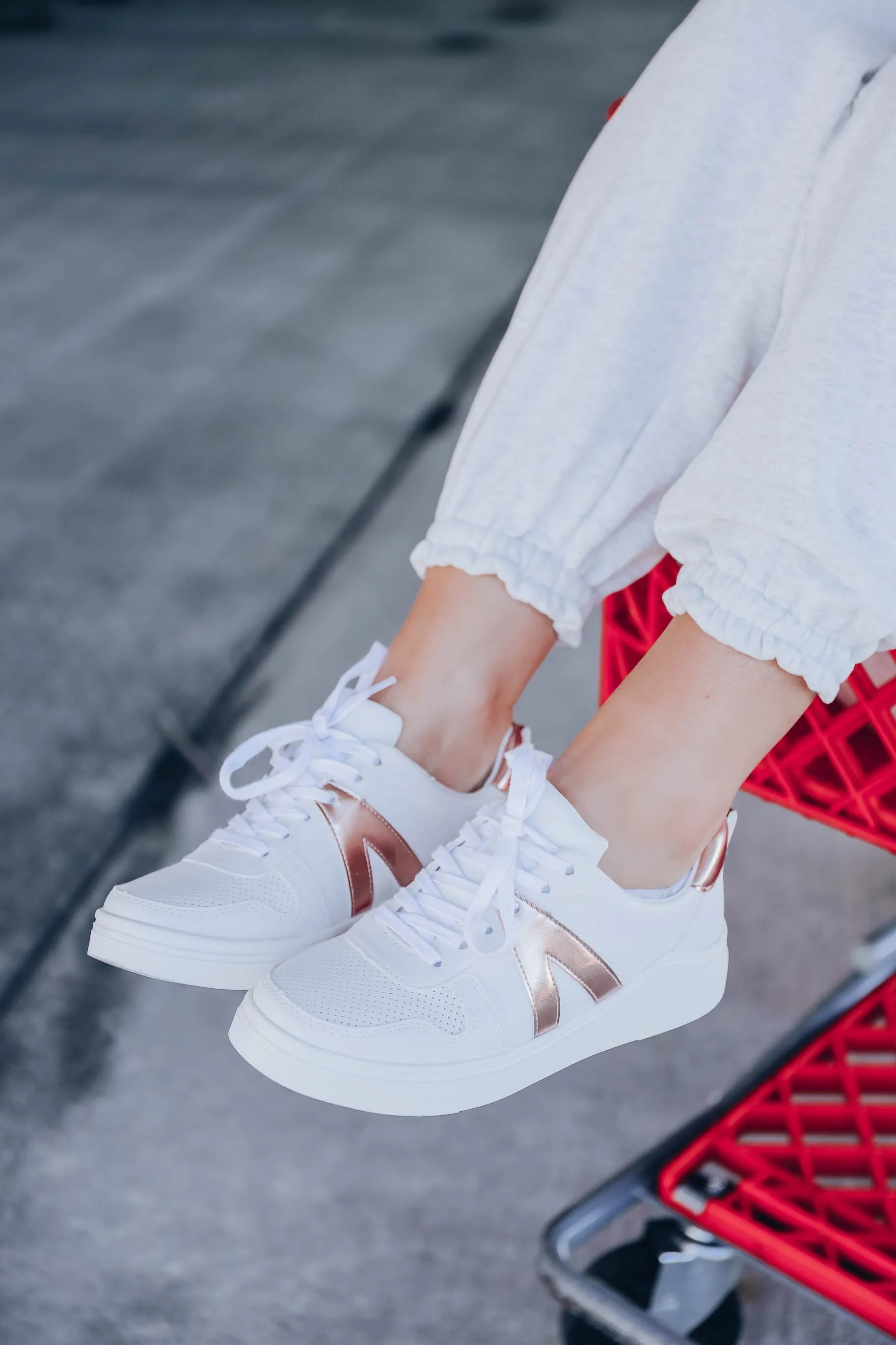 Avi Sneakers by MIA - White/Gold