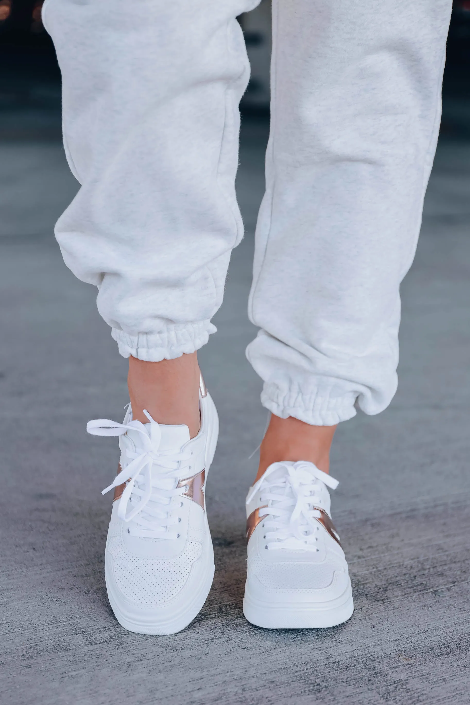 Avi Sneakers by MIA - White/Gold