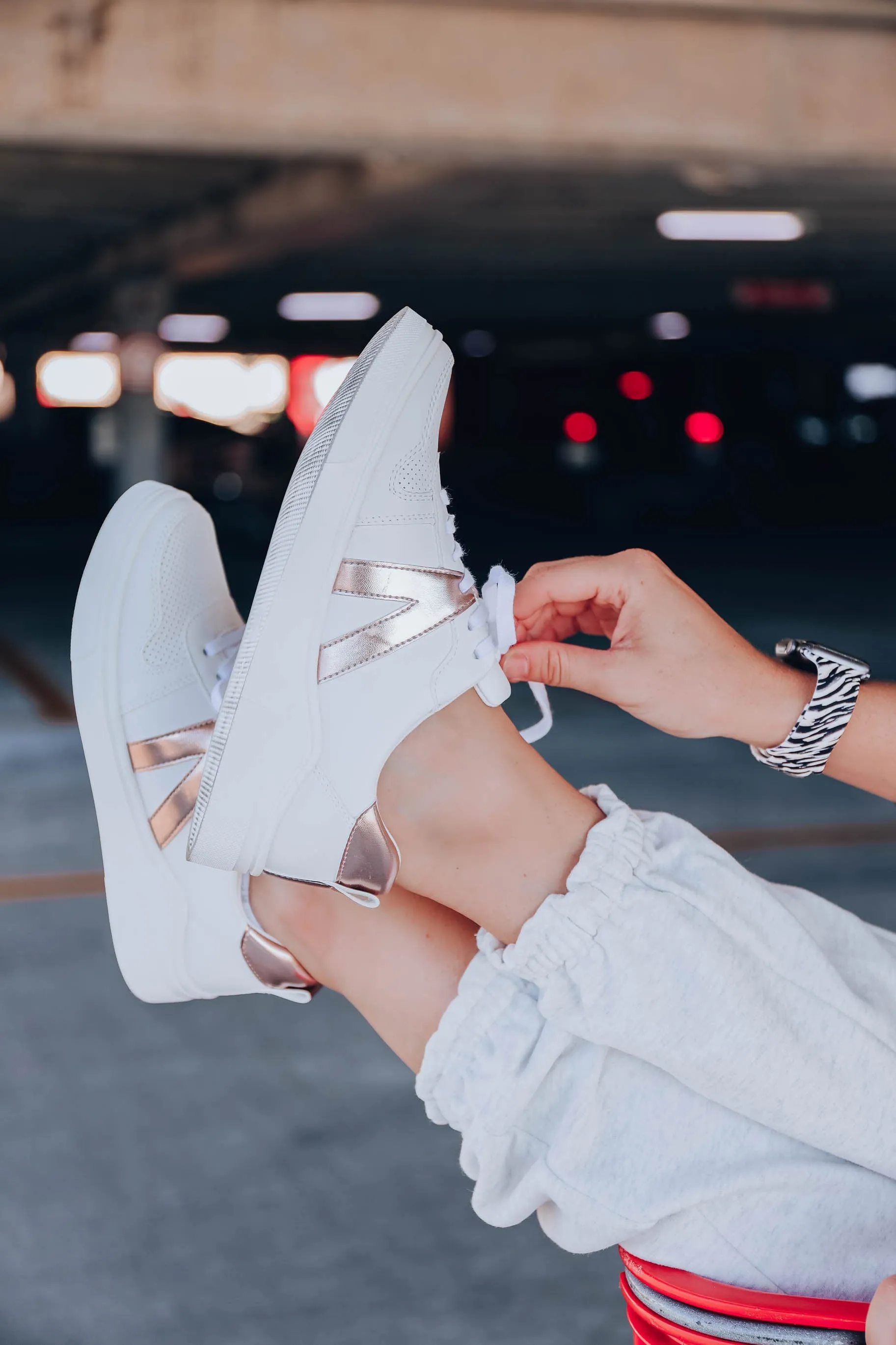 Avi Sneakers by MIA - White/Gold