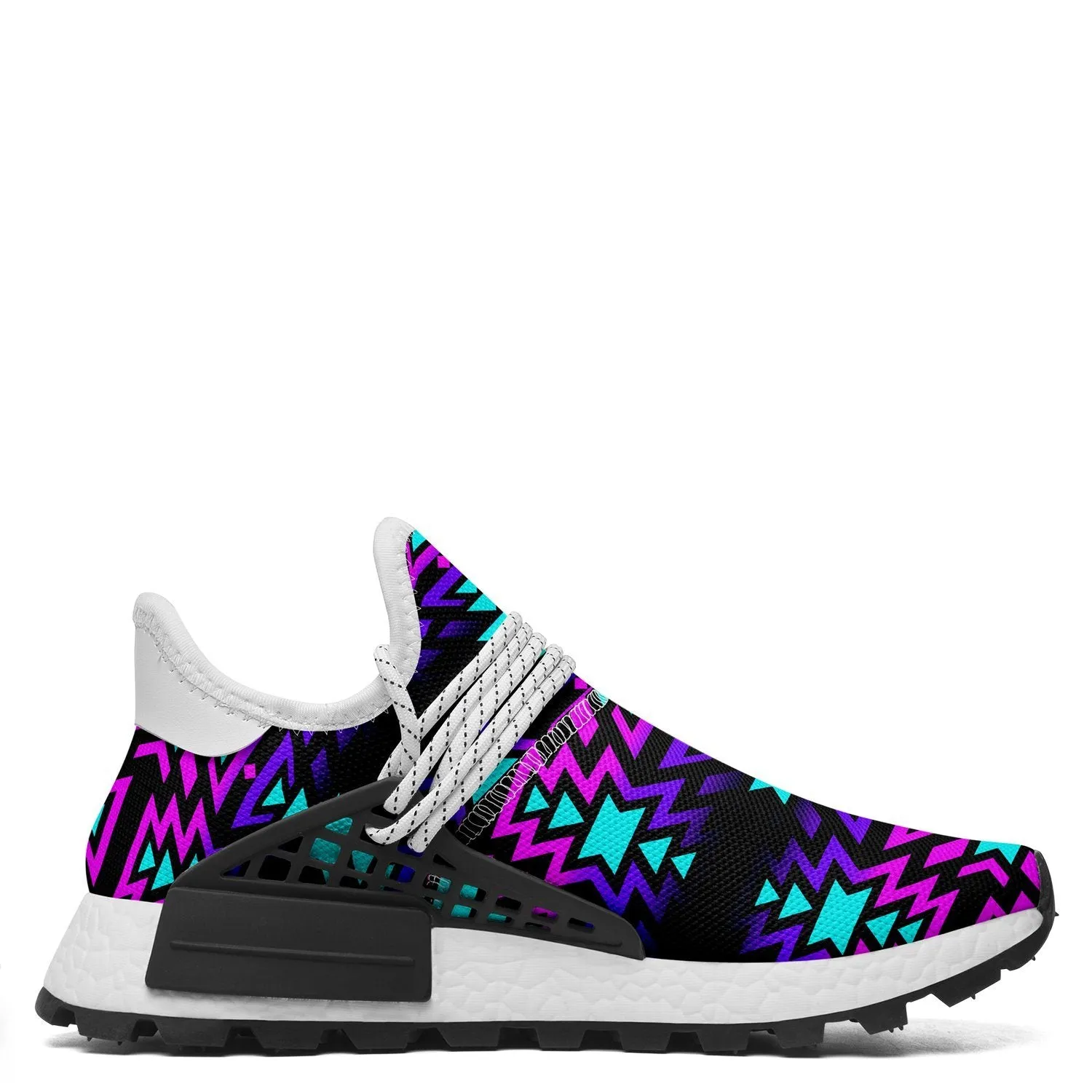 Black Fire Winter Sunset Okaki Sneakers