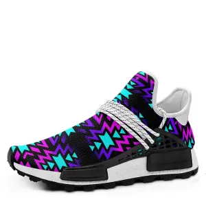 Black Fire Winter Sunset Okaki Sneakers