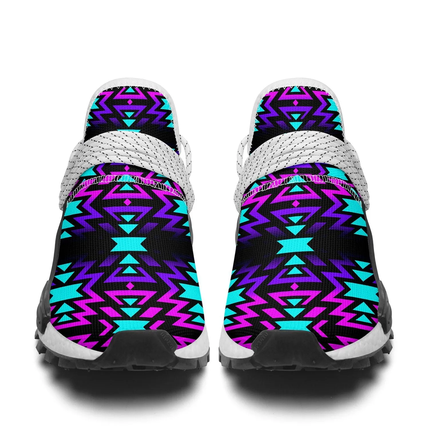 Black Fire Winter Sunset Okaki Sneakers