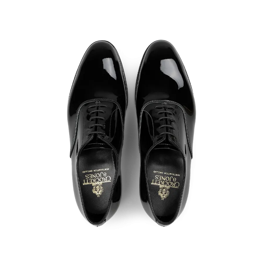 Black Patent Calf Leather Overton Oxfords