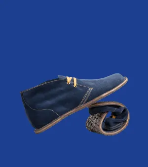 Blue Barefoot Desert Boots | Barefoot Pals