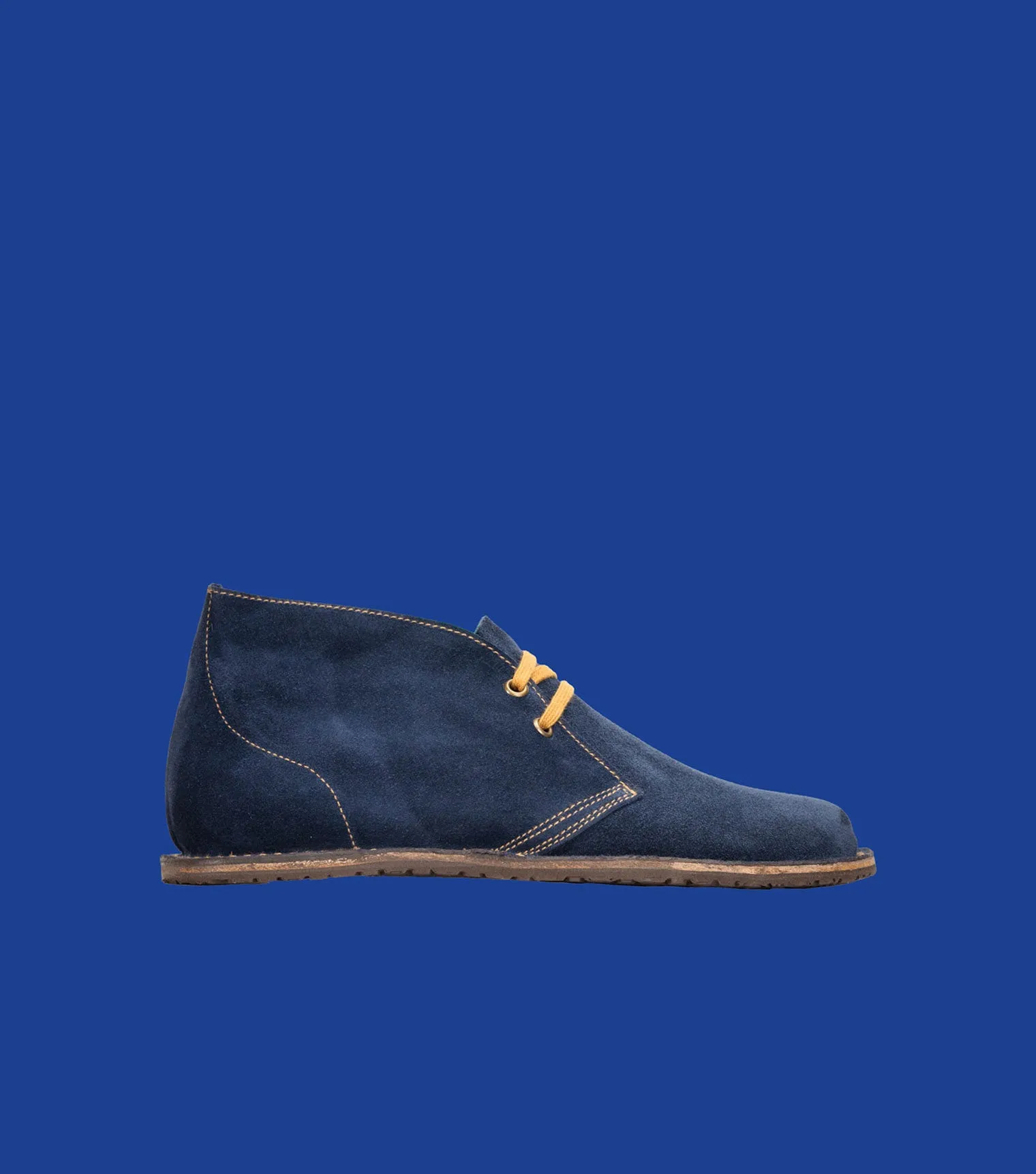 Blue Barefoot Desert Boots | Barefoot Pals