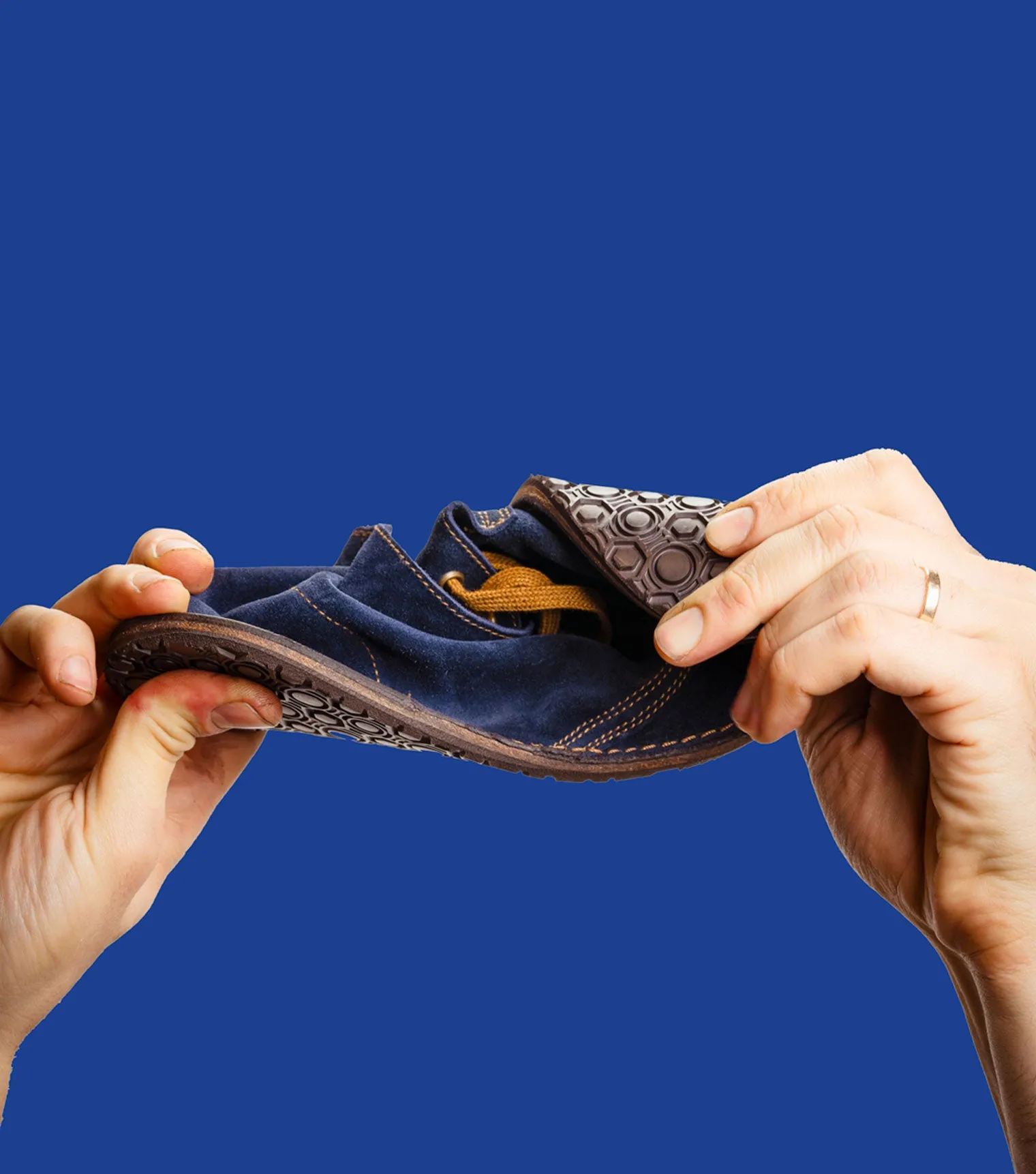 Blue Barefoot Desert Boots | Barefoot Pals