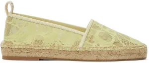 ChloÃ© Yellow Lace Woody Espadrilles