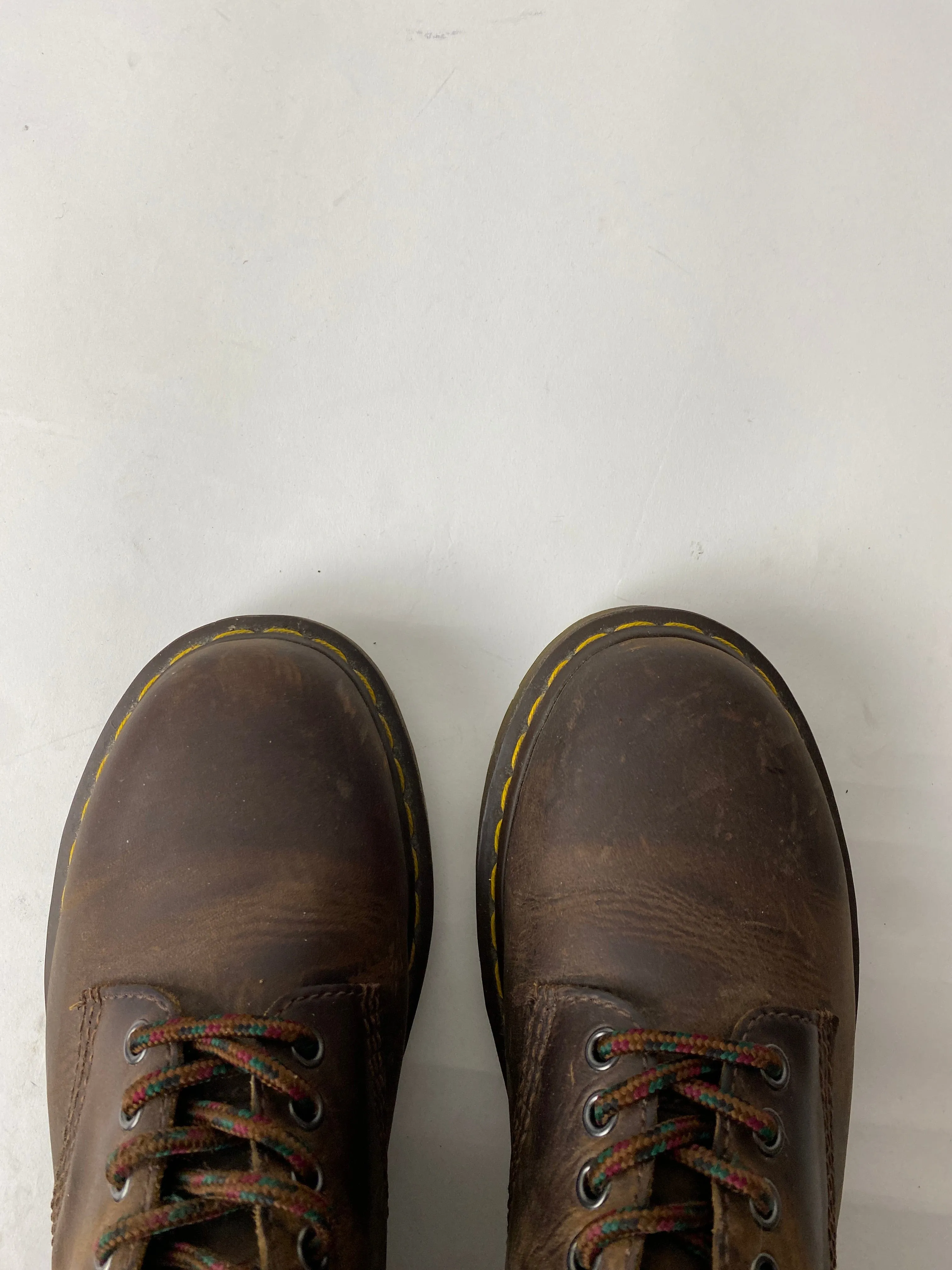 Doc Martens Oxford Shoes US Mens 8 Brown Leather