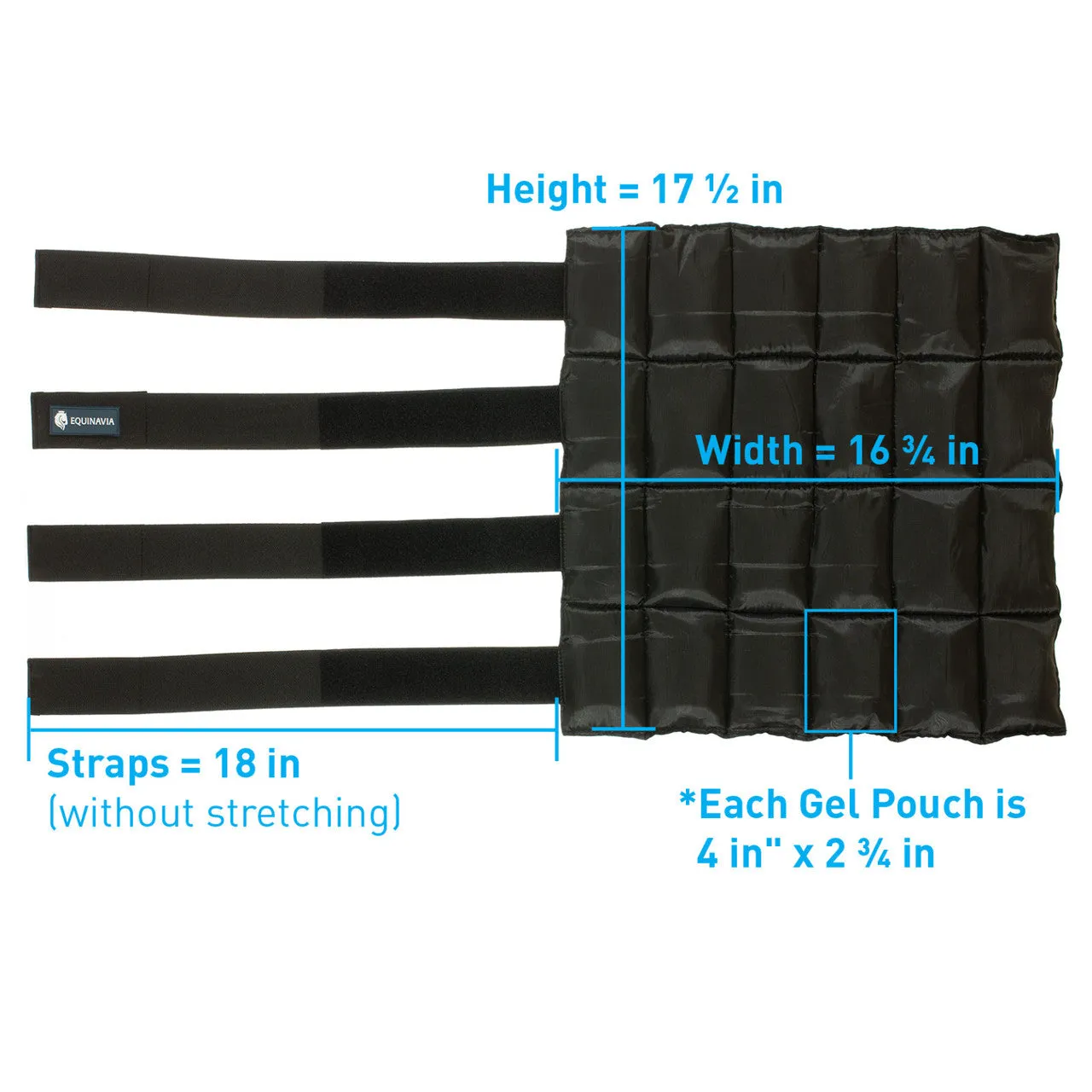 Equinavia Cool Relief Therapy Ice Wrap Pair - Black