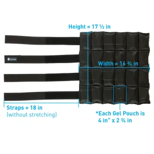 Equinavia Cool Relief Therapy Ice Wrap Pair - Black