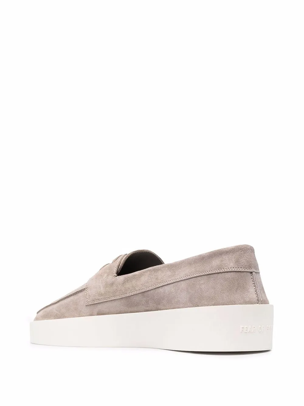 FEAR OF GOD Laced Suede Loafers Brown