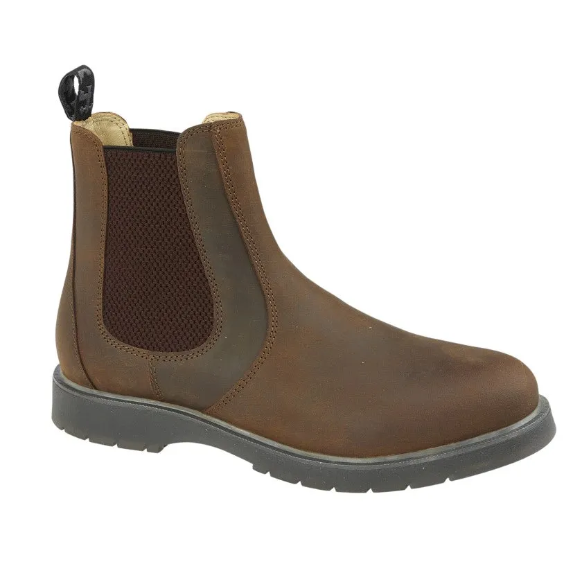 Grafters  Leather Gusset Chelsea Boot