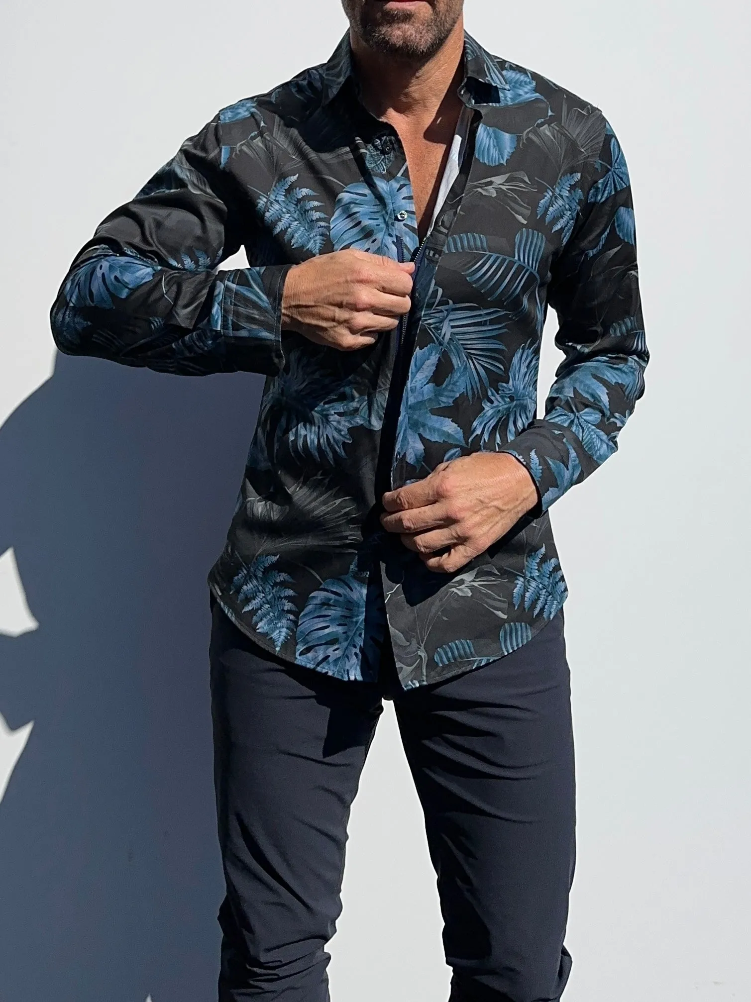 Midnight Jungle Party Shirt- Small Batch #576