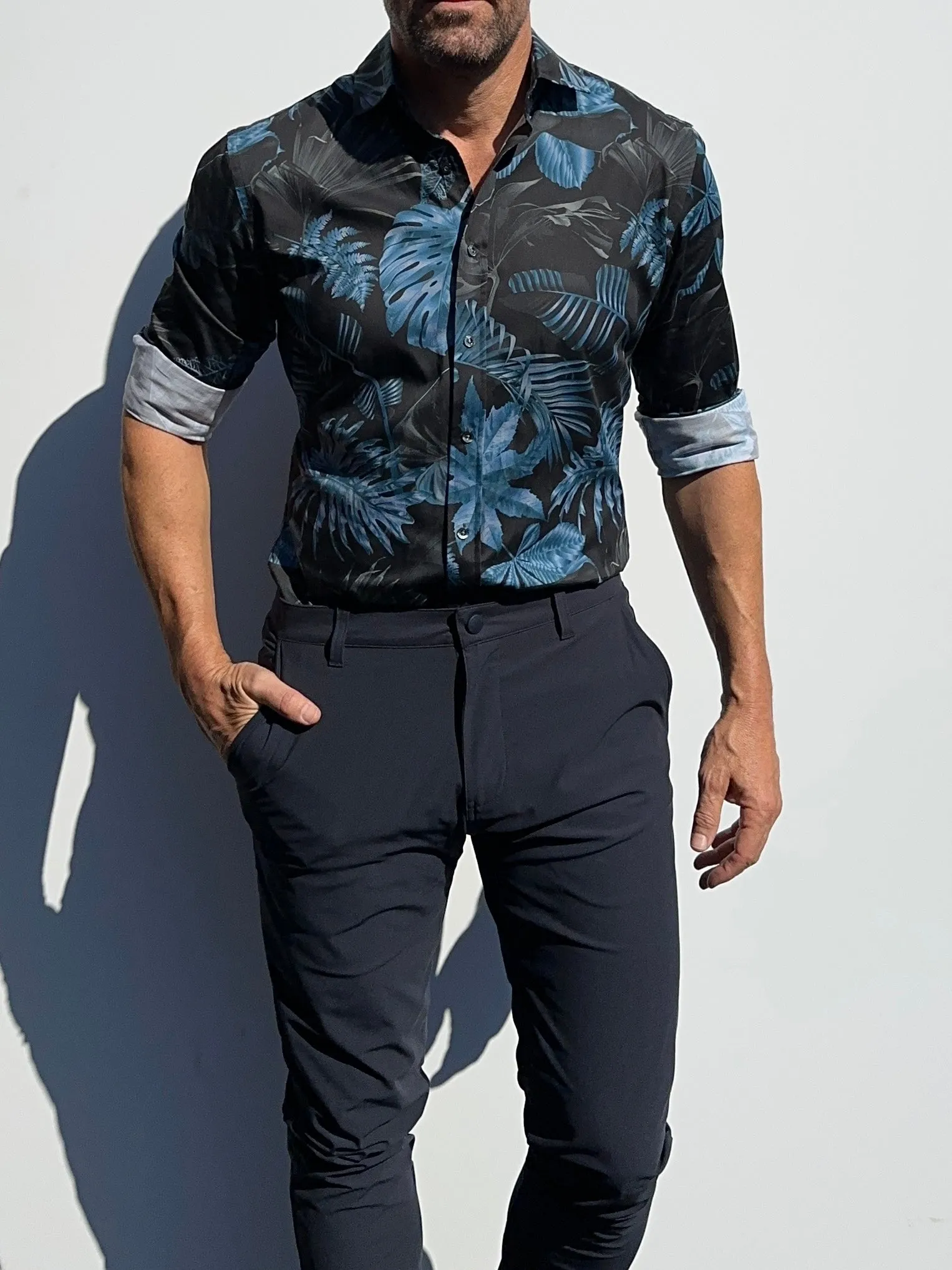 Midnight Jungle Party Shirt- Small Batch #576