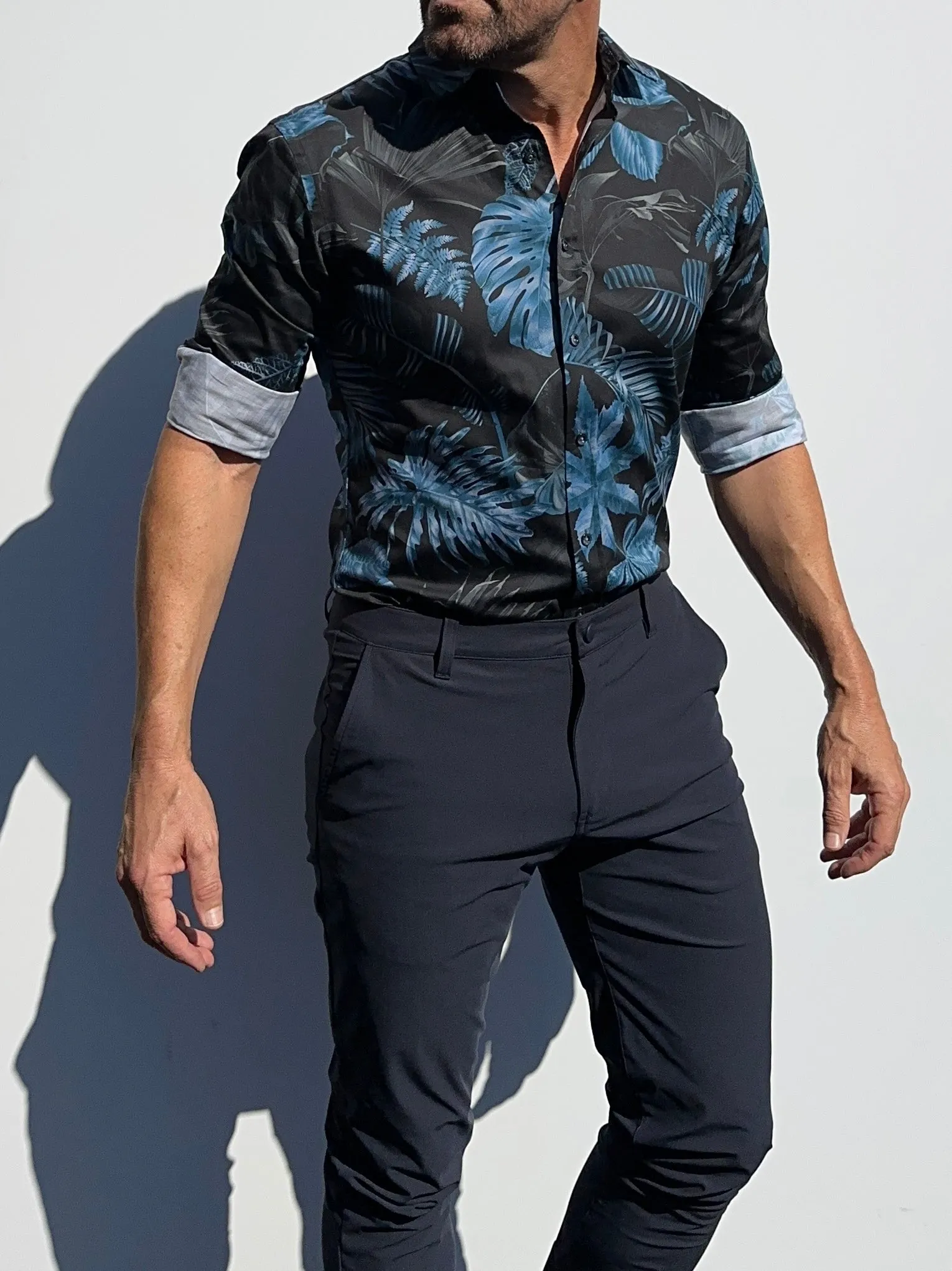 Midnight Jungle Party Shirt- Small Batch #576
