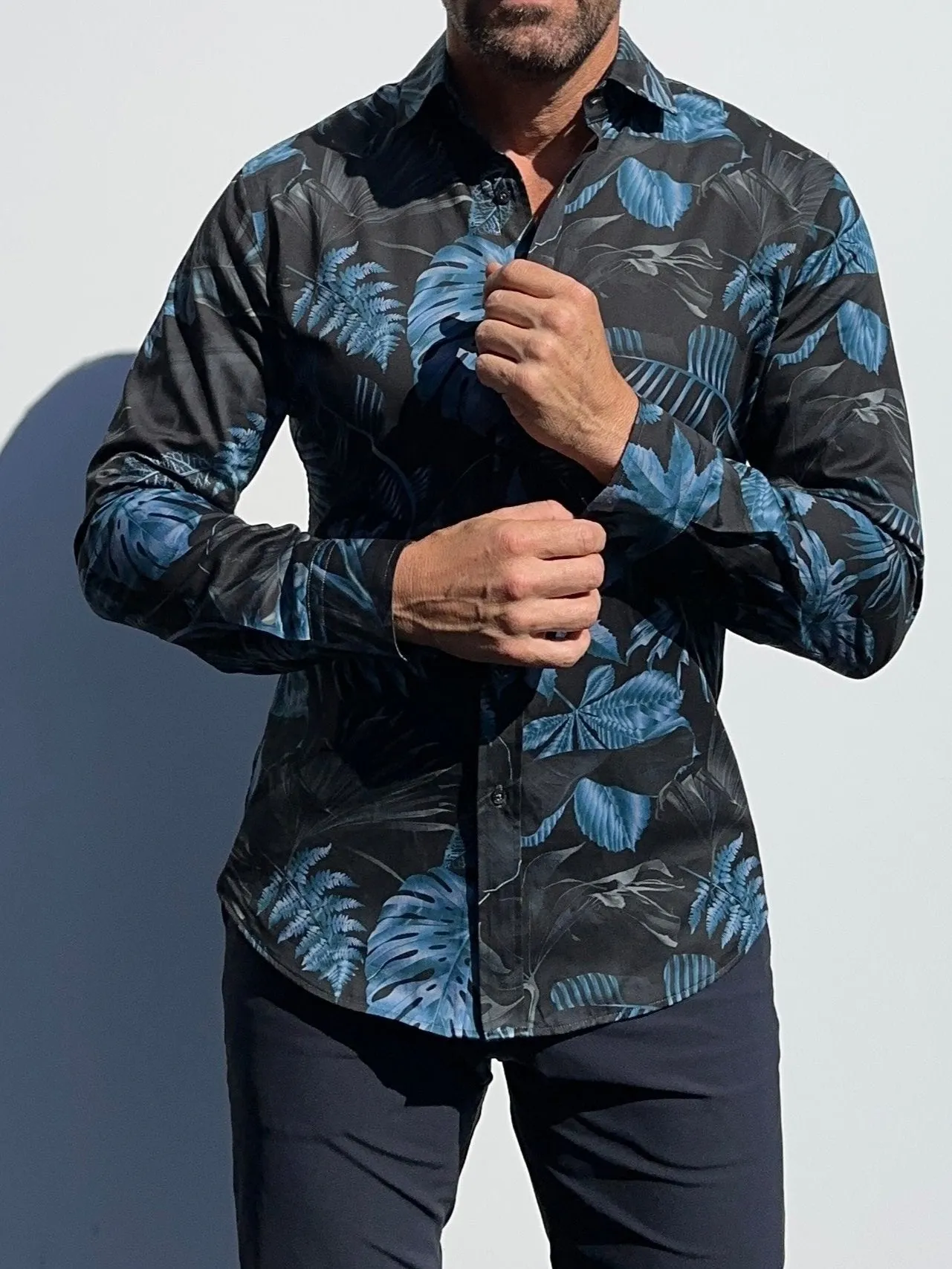 Midnight Jungle Party Shirt- Small Batch #576