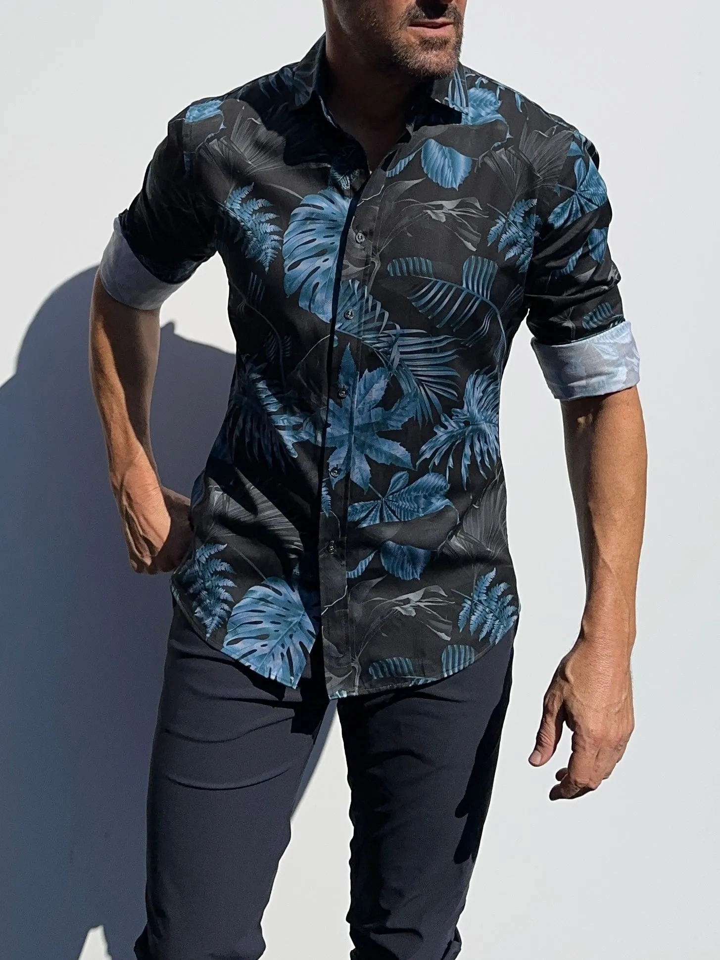 Midnight Jungle Party Shirt- Small Batch #576