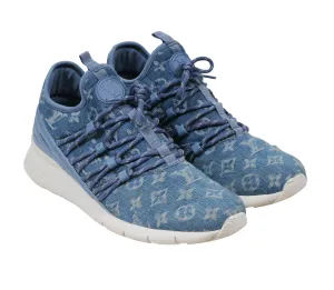 Monogram Denim Fastlane Low Top Sneakers