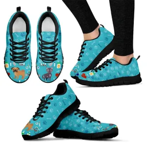 New Sausage Dog Sneakers Printed Animal Mesh Casual Shoes Walking Shoe Customized
