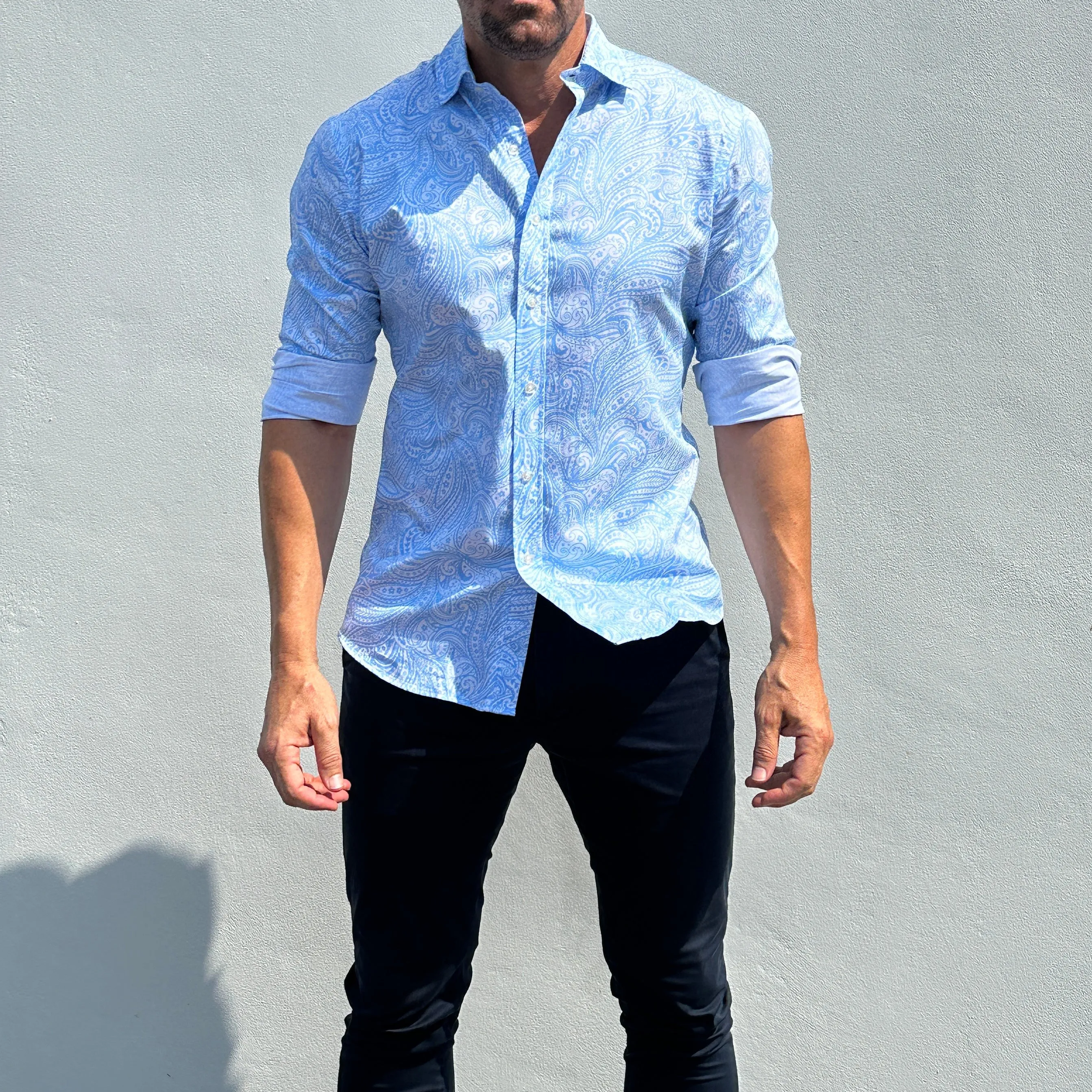 Paisley Print Party Shirt- Small Batch Series