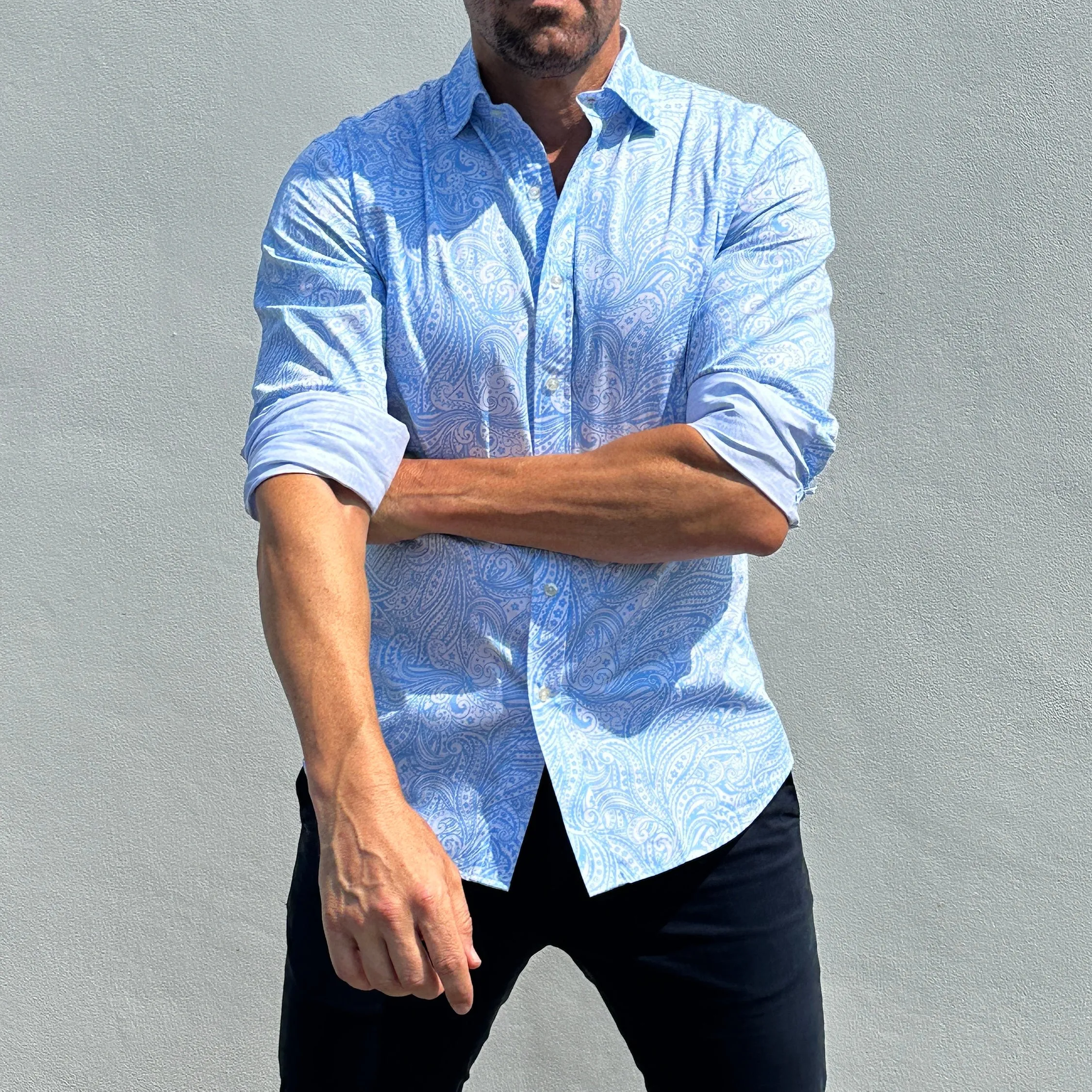 Paisley Print Party Shirt- Small Batch Series