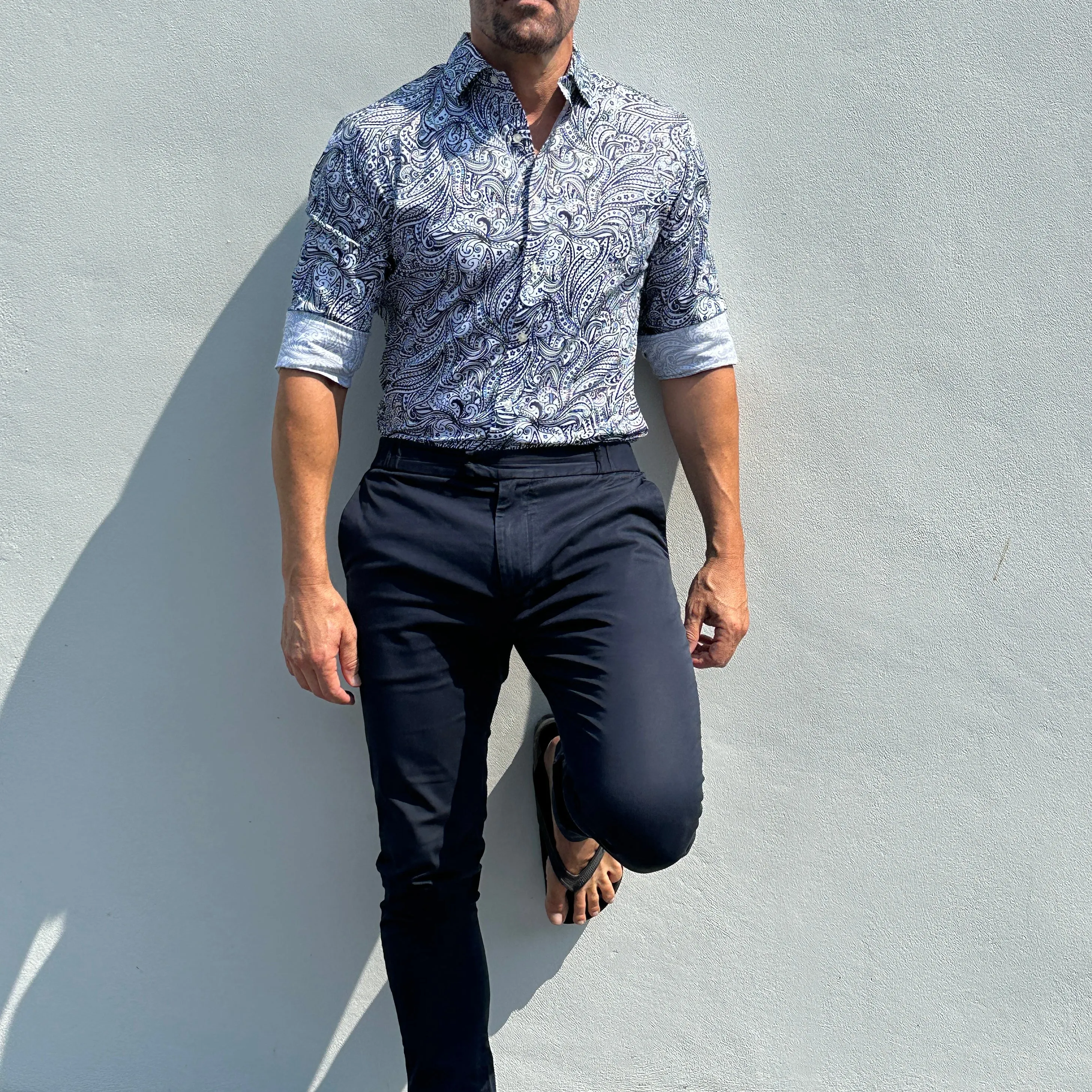 Paisley Print Party Shirt- Small Batch Series