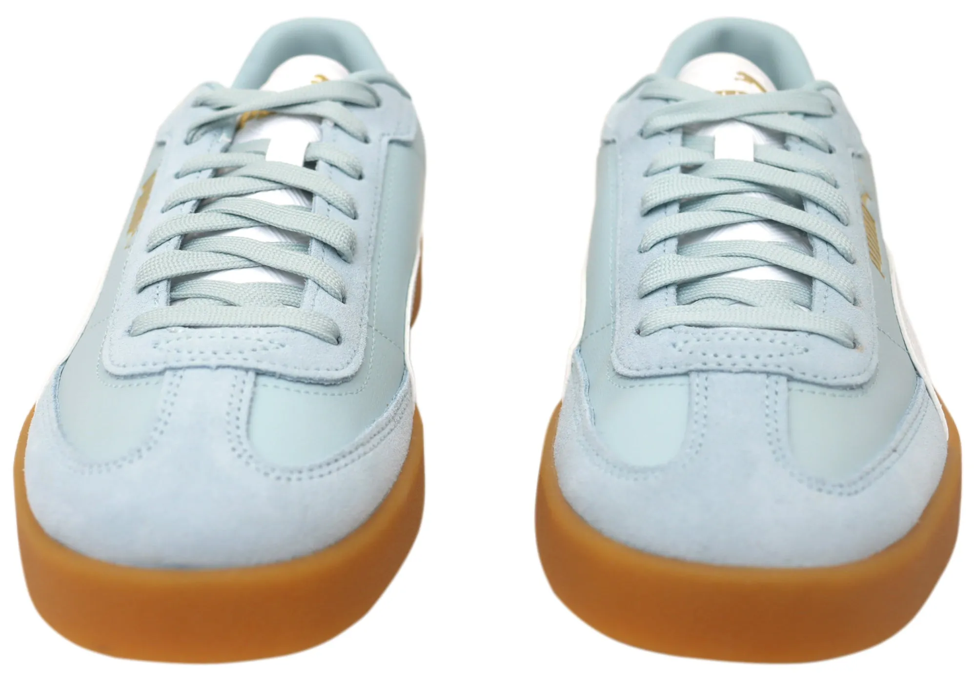Puma Womens Club II Era Comfortable Lace Up Sneakers