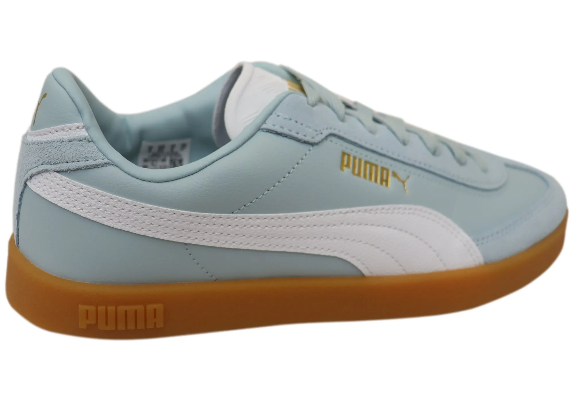 Puma Womens Club II Era Comfortable Lace Up Sneakers