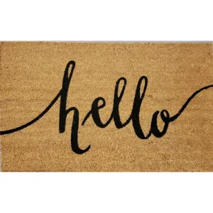 "Hello" Coir Door Mat