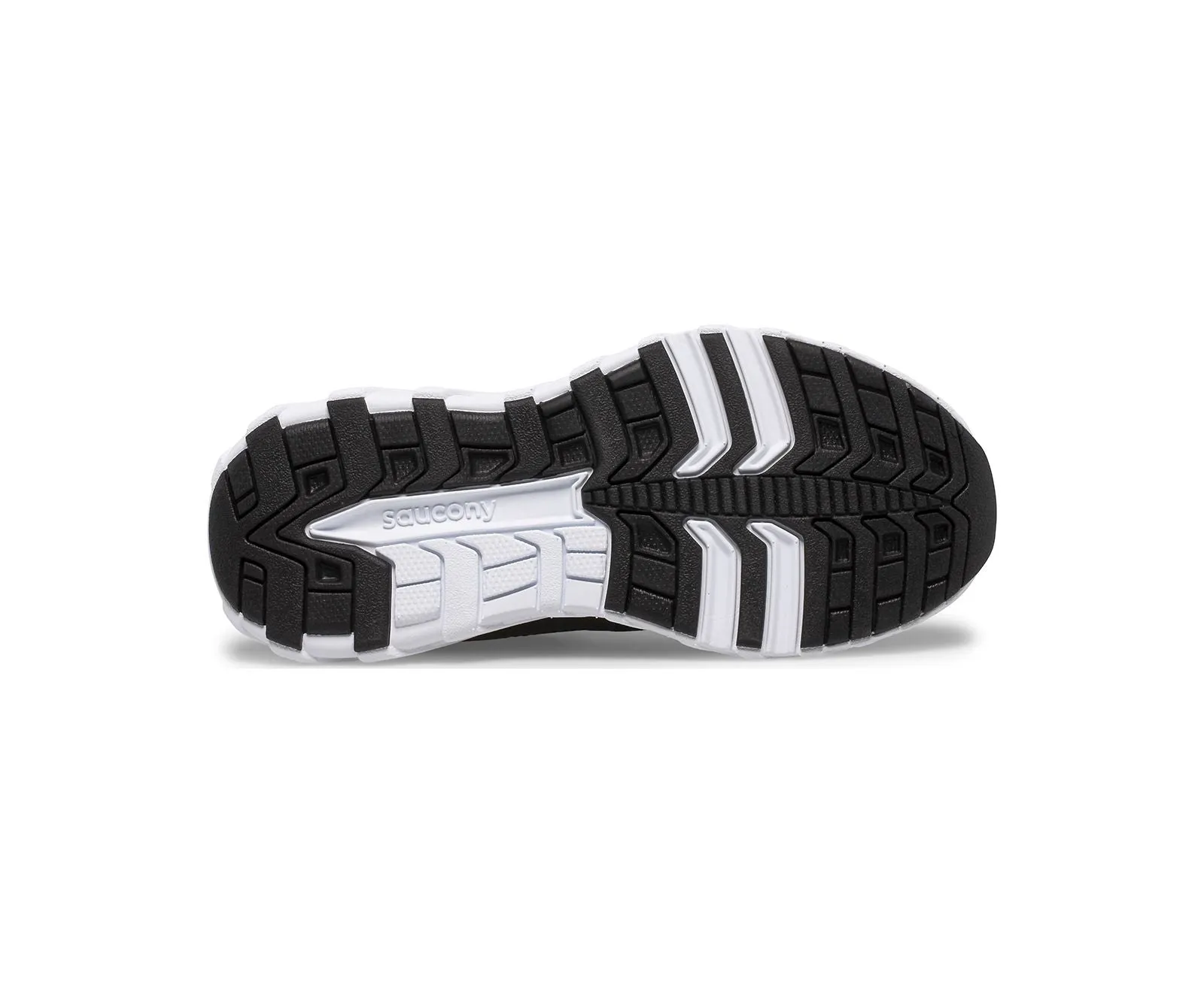 Saucony Wind 2.0 | Black/White Youth Laces Sneakers