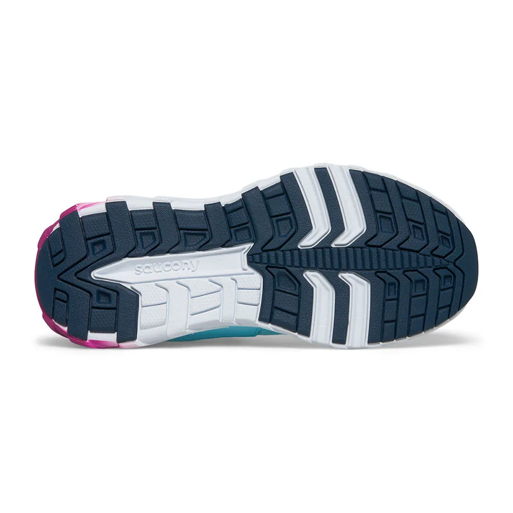 Saucony Wind 2.0 | Blue/Pink Big Kids Laces Sneakers