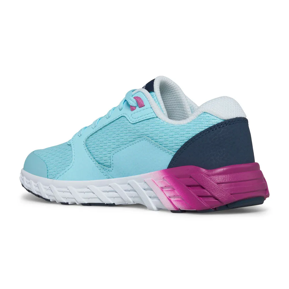 Saucony Wind 2.0 | Blue/Pink Big Kids Laces Sneakers