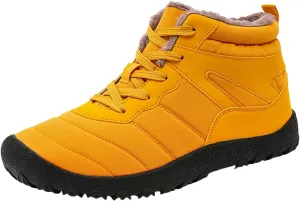 Winter Boots for Women Waterproof Mens Hiking Sneakers Shoes Warm Boots Slip On Barefoot Shoes Grounded Footwear Knee High Botas Women Men Winter Booties