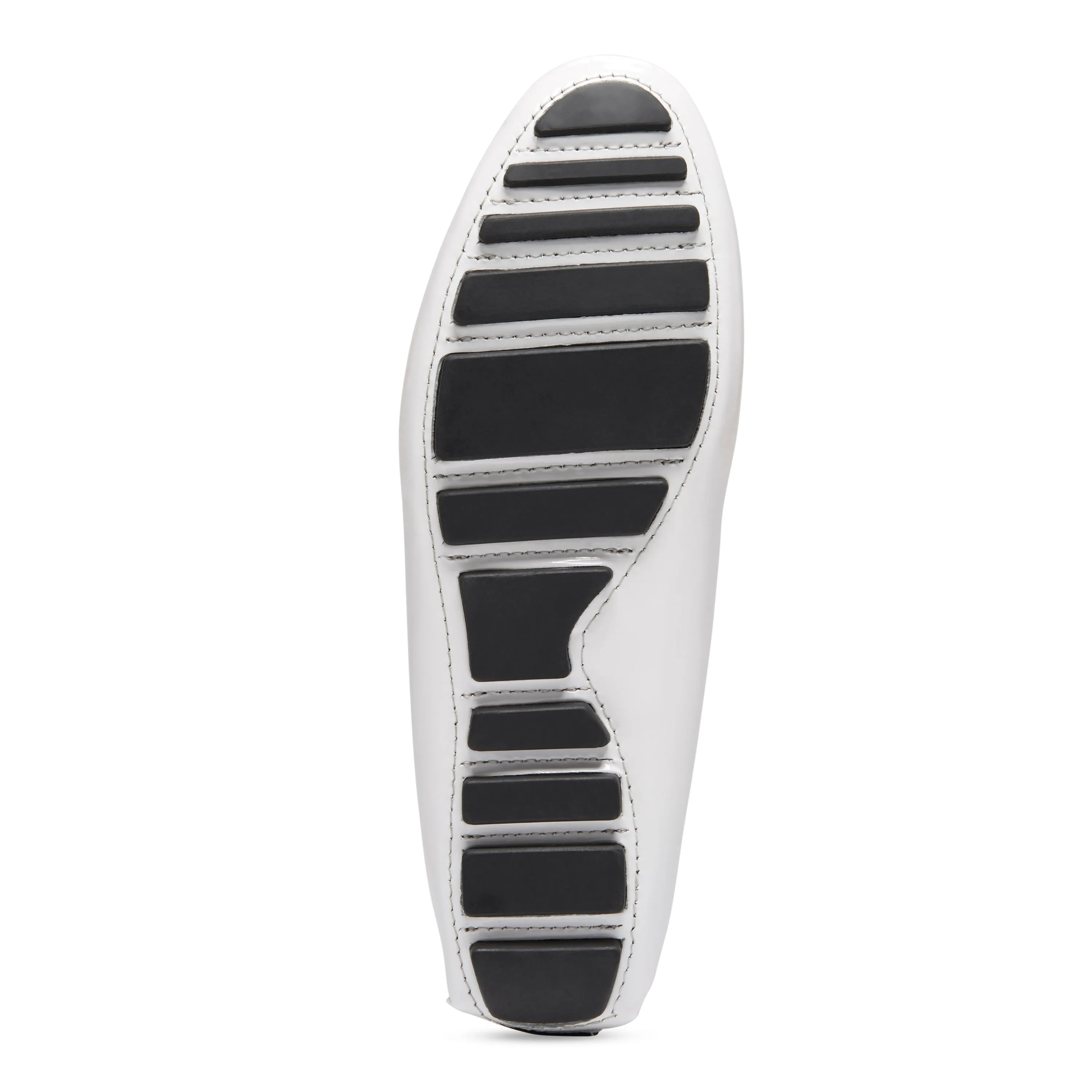 Women's Patricia Penny Loafer Driving Moc White Patent