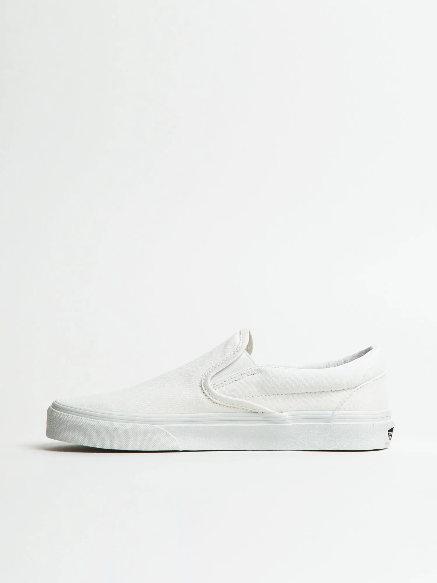 WOMENS VANS CLASSIC SLIP-ON TRUE WHITE CANVAS SHOES